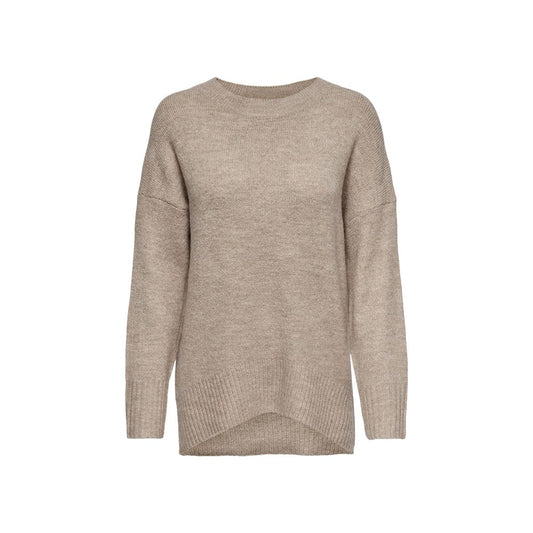 Only Beige Marabou Sweatshirt