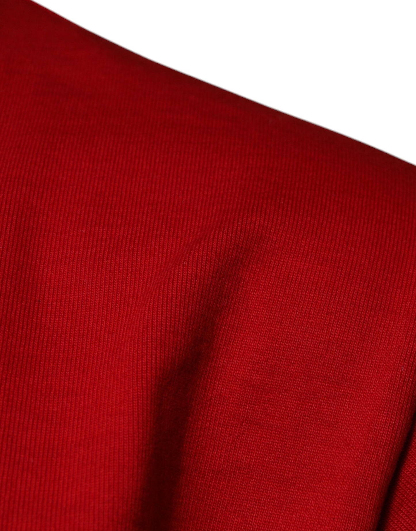 Dolce &amp; Gabbana Rotes T-Shirt aus Baumwolle mit Rundhalsausschnitt und DG Eye-Print