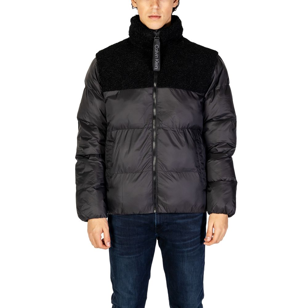 Calvin Klein Jeans – Schwarze Jacken und Mäntel aus recyceltem Polyester