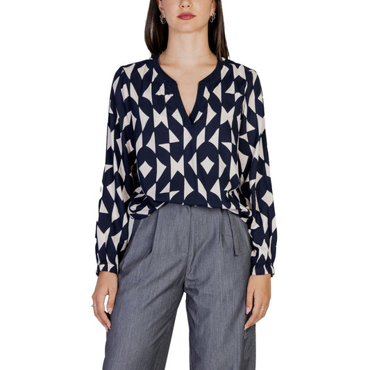 Street One – Blaue Viskosebluse