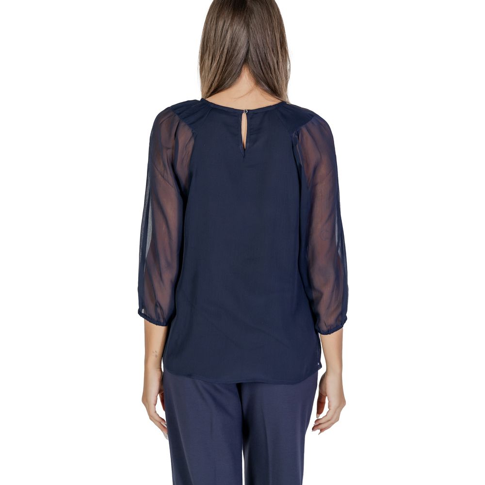 Street One Blaue Polyesterbluse