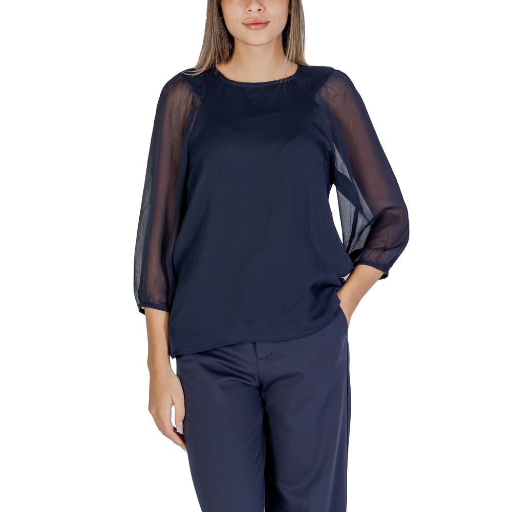 Street One Blaue Polyesterbluse