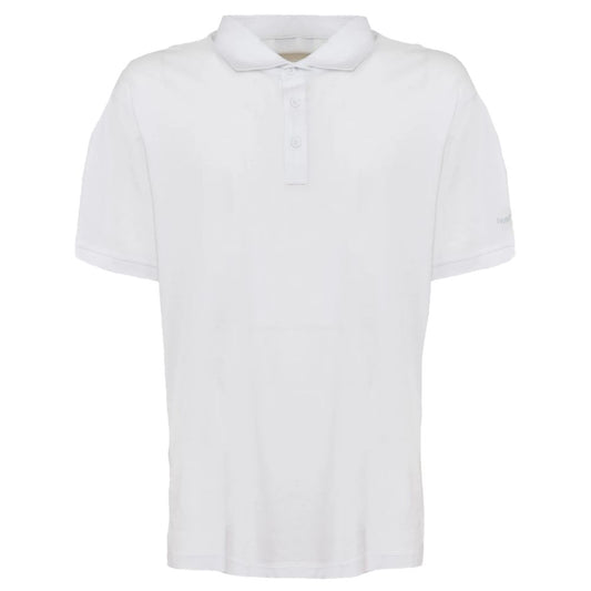 Weißes Poloshirt aus Baumwolle von People Of Shibuya