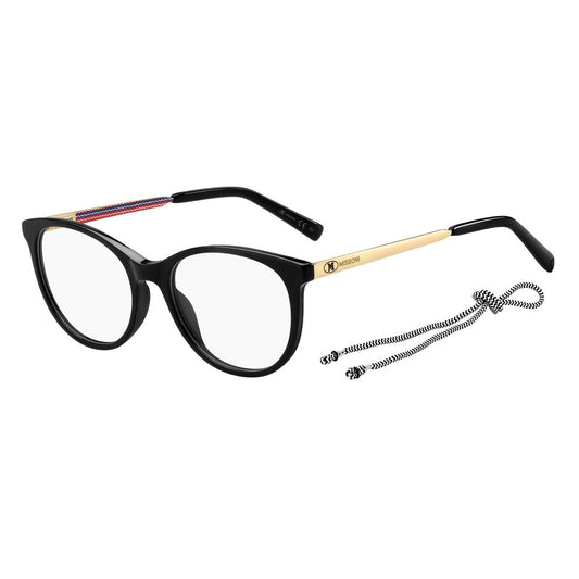 M Missoni Schwarze Acetatrahmen