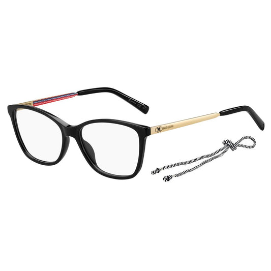 M Missoni Schwarze Acetatrahmen
