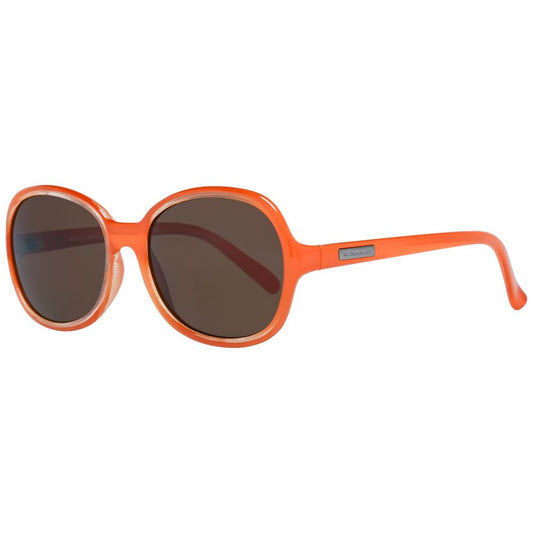 More &amp; More Sonnenbrille aus orangefarbenem Kunststoff