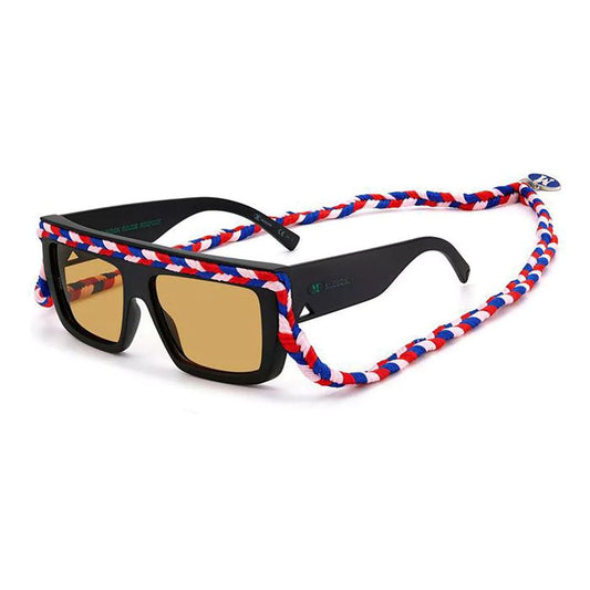 M Missoni Sonnenbrille aus schwarzem Harz