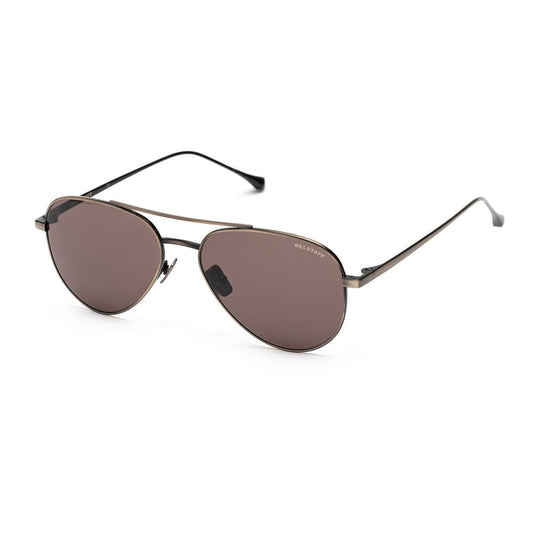Belstaff – Braune Sonnenbrille aus Edelstahl