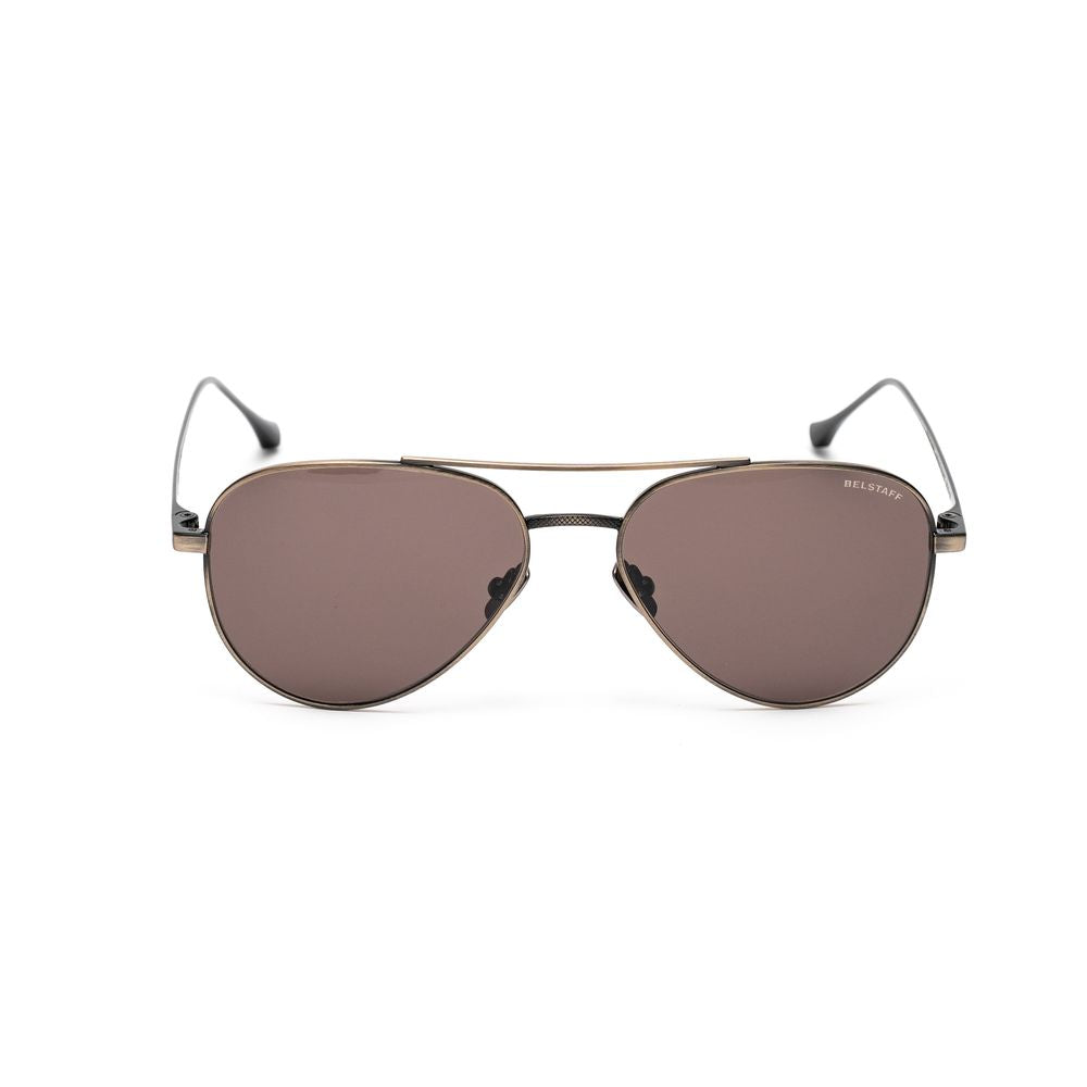Belstaff – Braune Sonnenbrille aus Edelstahl