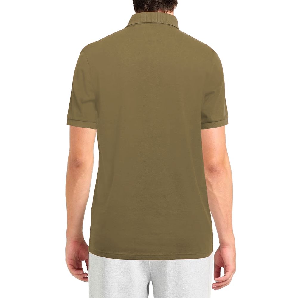 Grünes Poloshirt aus Baumwolle von Alpha Studio