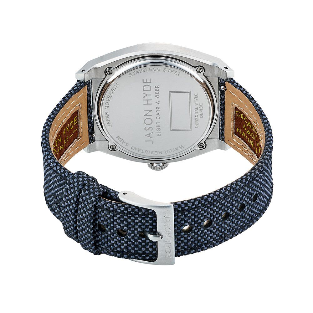 Jason Hyde – Blaue Polycarbonat-Uhr