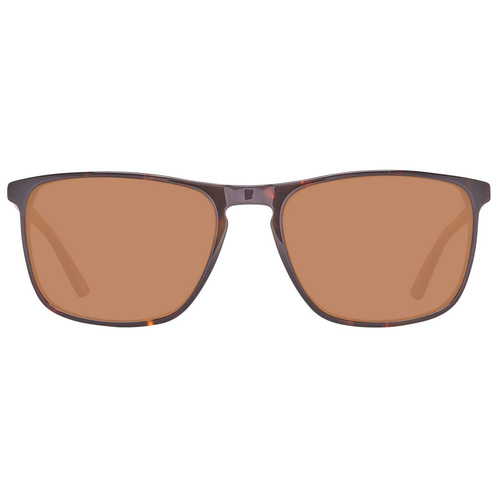 Helly Hansen – Braune Sonnenbrille aus Kunststoff