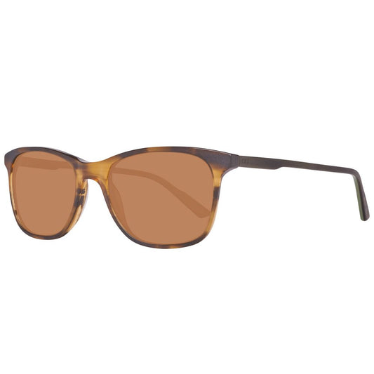 Helly Hansen – Braune Sonnenbrille aus Kunststoff