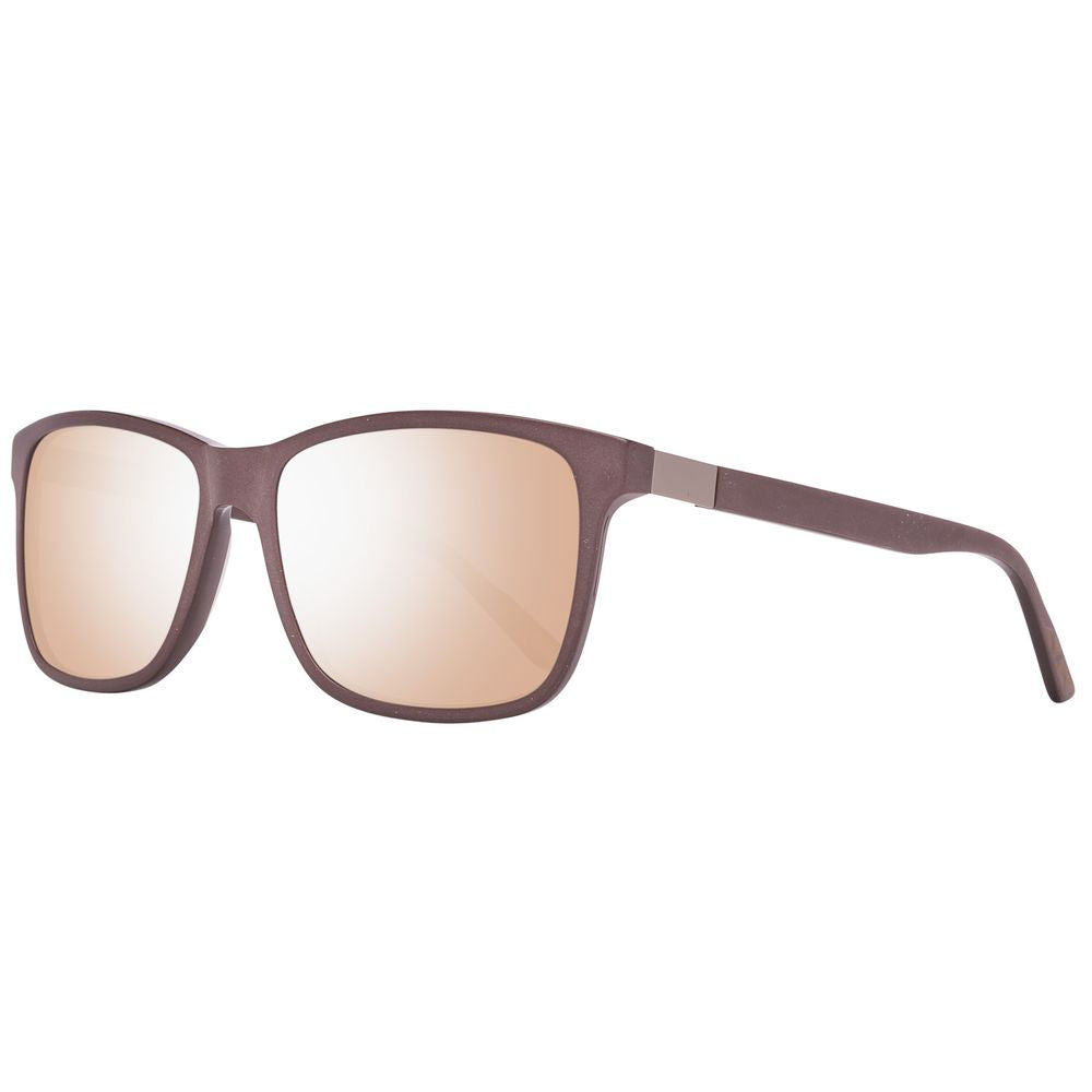 Helly Hansen – Braune Sonnenbrille aus Kunststoff
