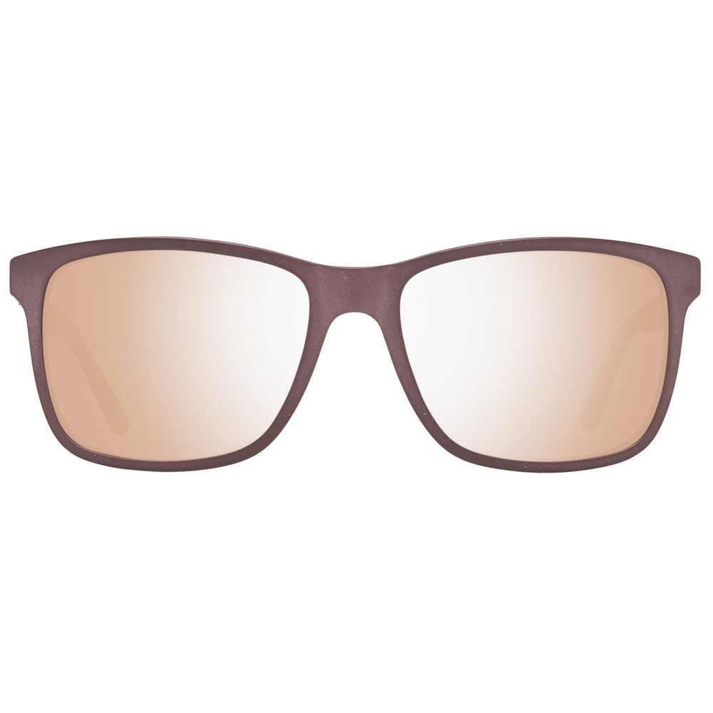 Helly Hansen – Braune Sonnenbrille aus Kunststoff