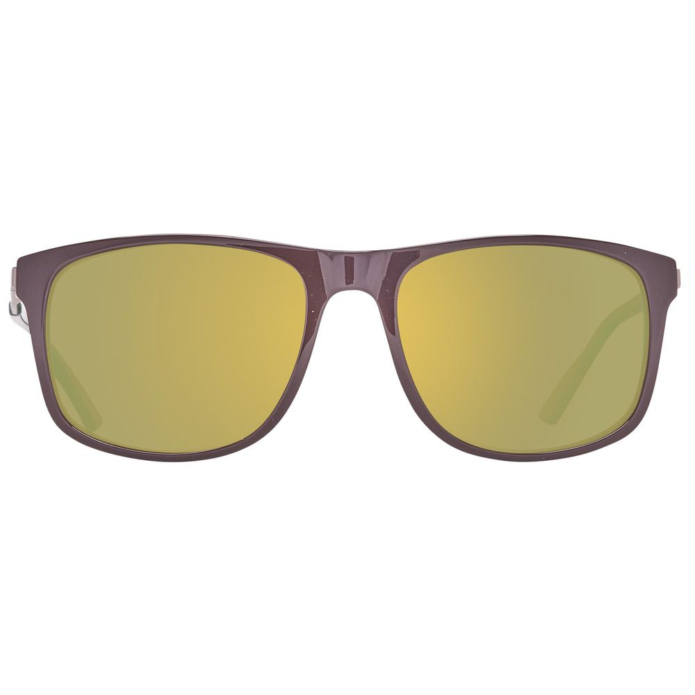 Helly Hansen – Braune Sonnenbrille aus Kunststoff