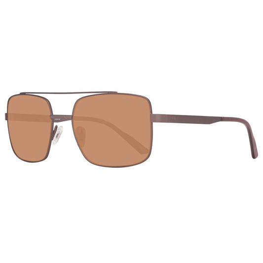 Helly Hansen – Braune Metallsonnenbrille