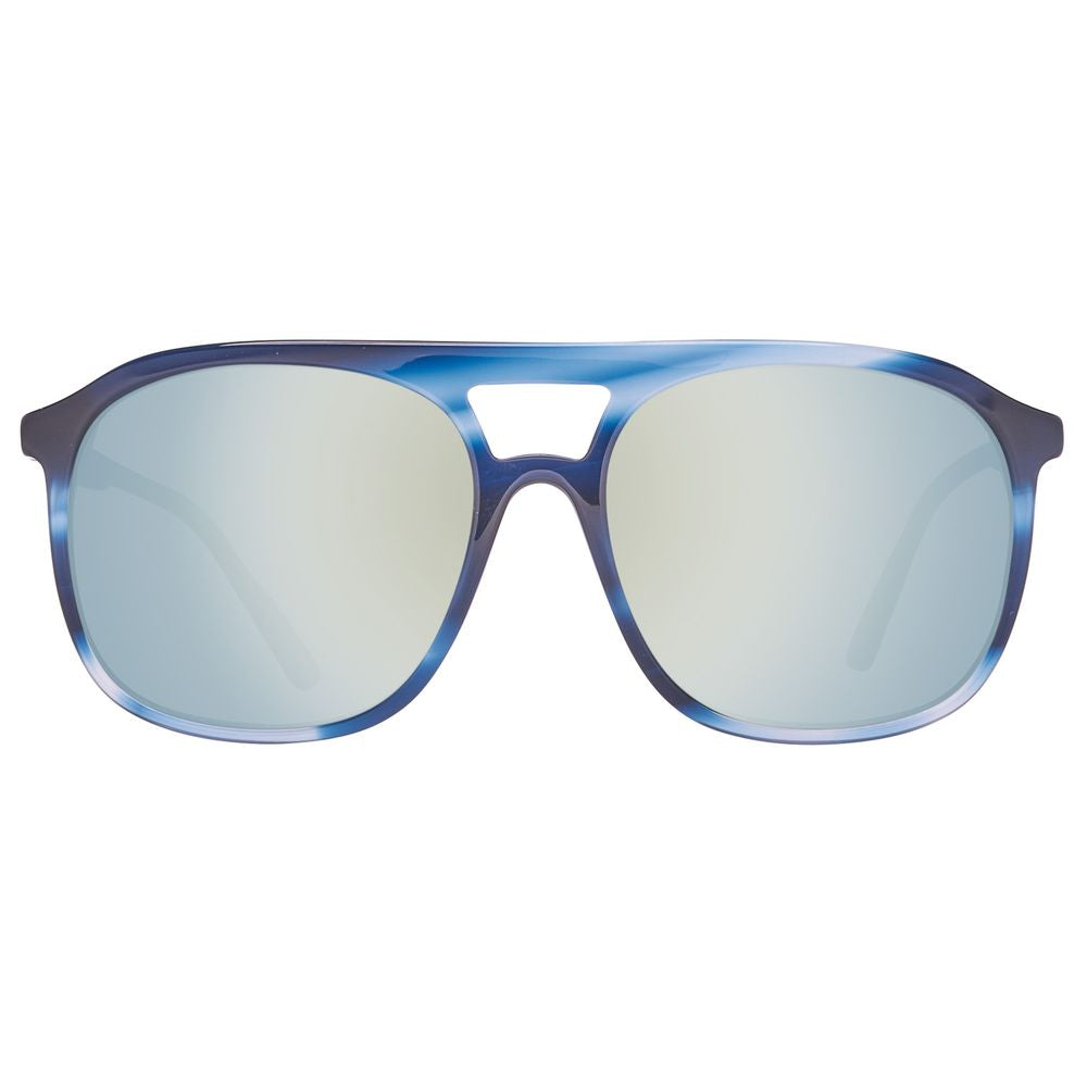 Helly Hansen – Blaue Sonnenbrille aus Kunststoff