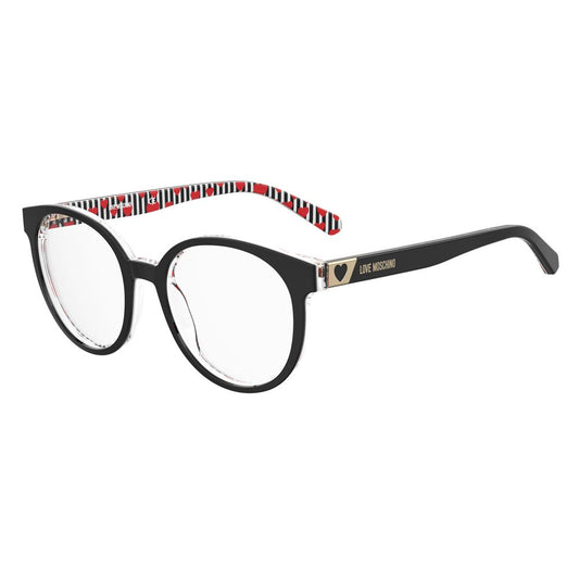 Love Moschino – Schwarze Acetat-Brille