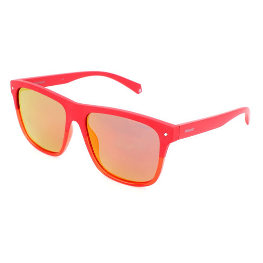 Polaroid Sonnenbrille aus orangefarbenem Harz