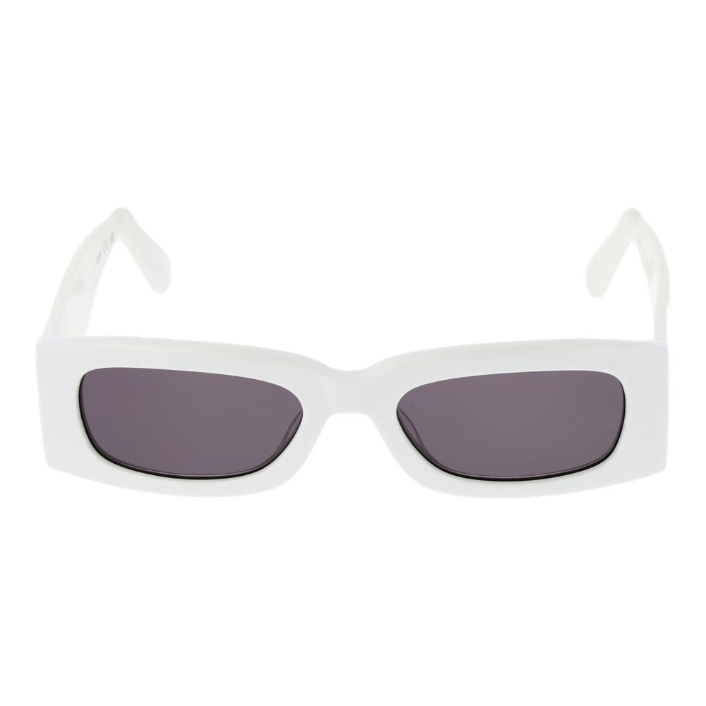 GCDS – Weiße Unisex-Sonnenbrille