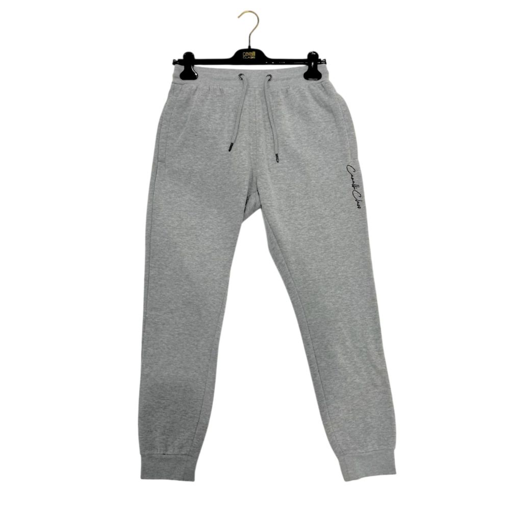 Cavalli Class Graue Polyester-Sporthose für Damen