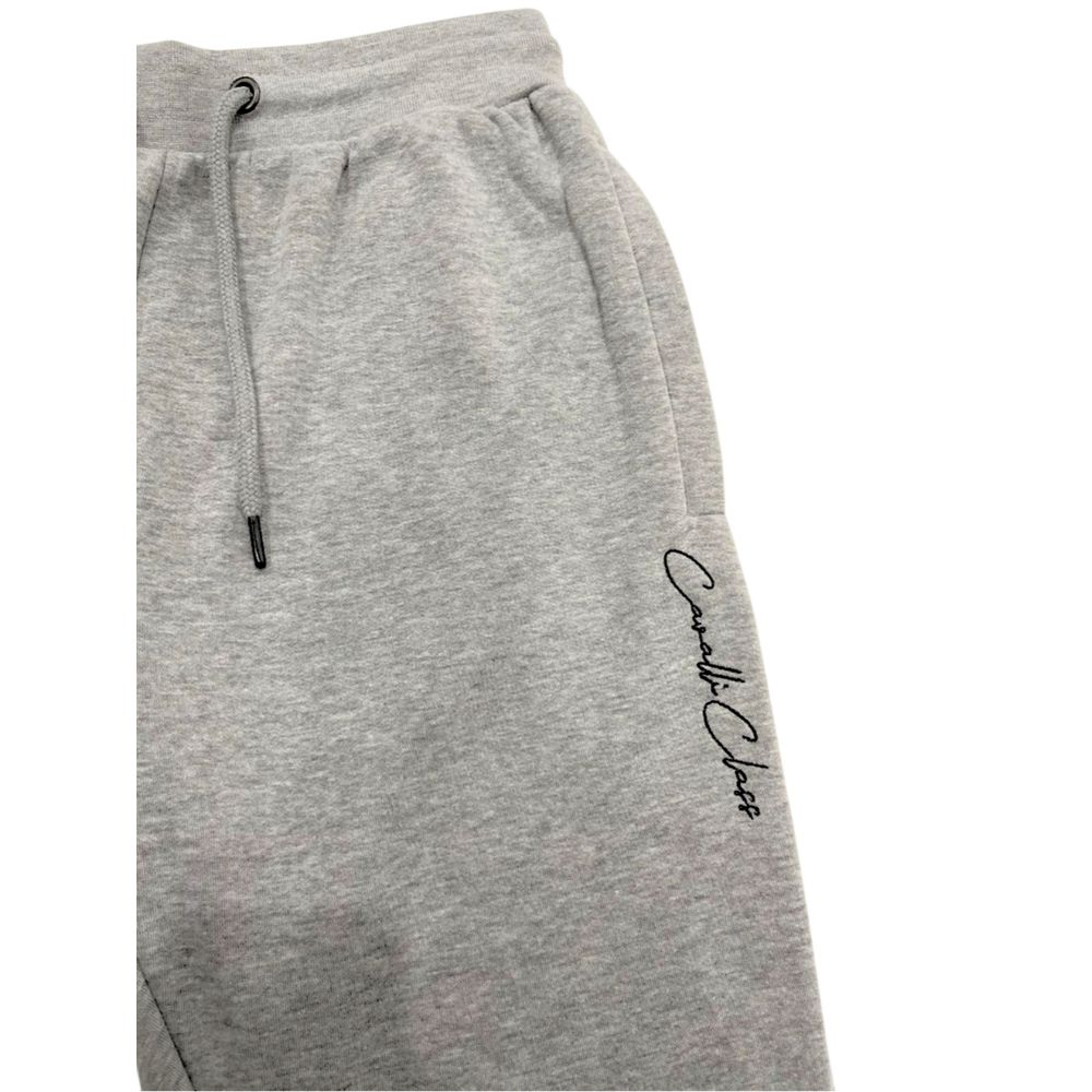 Cavalli Class Graue Polyester-Sporthose für Damen