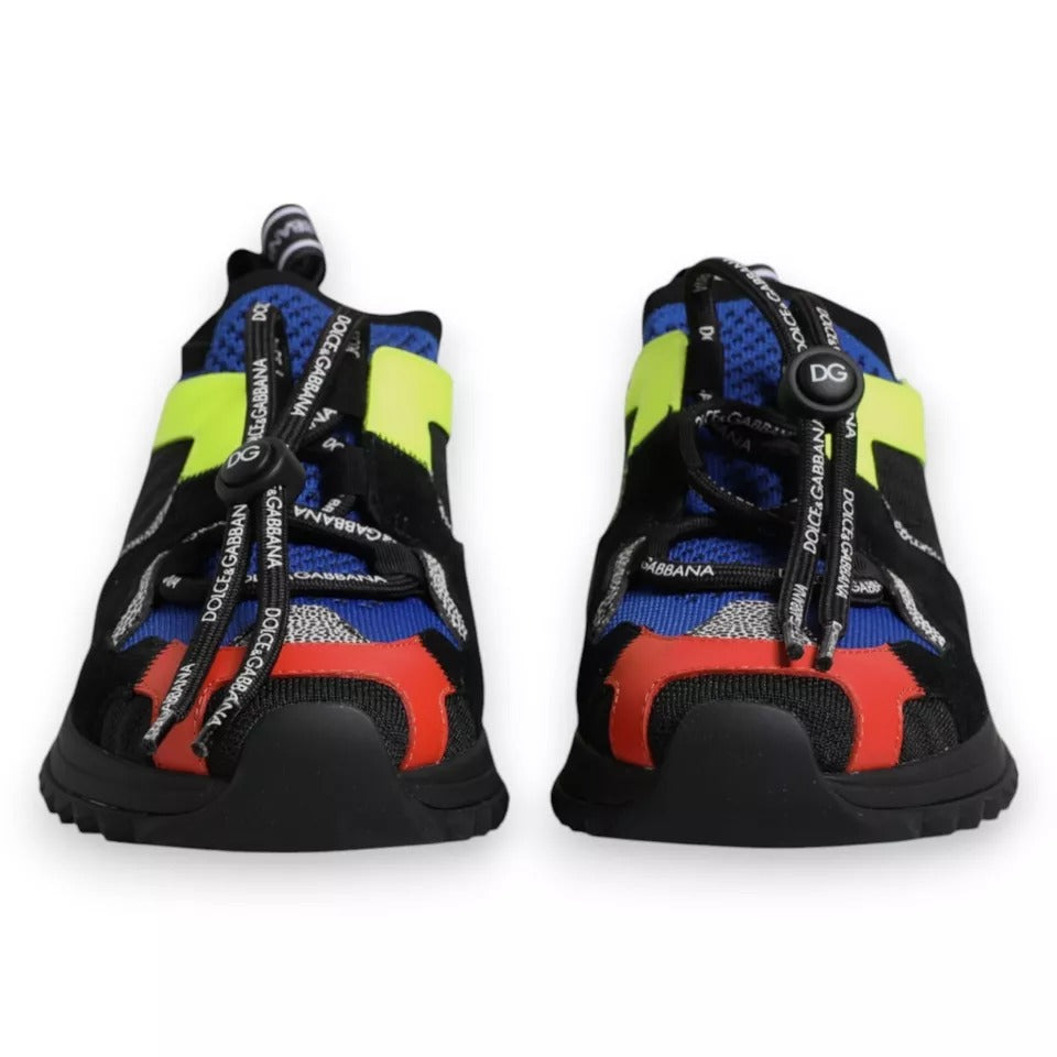 Dolce &amp; Gabbana Mehrfarbige Mesh-Sorrento-Trekking-Sneakers