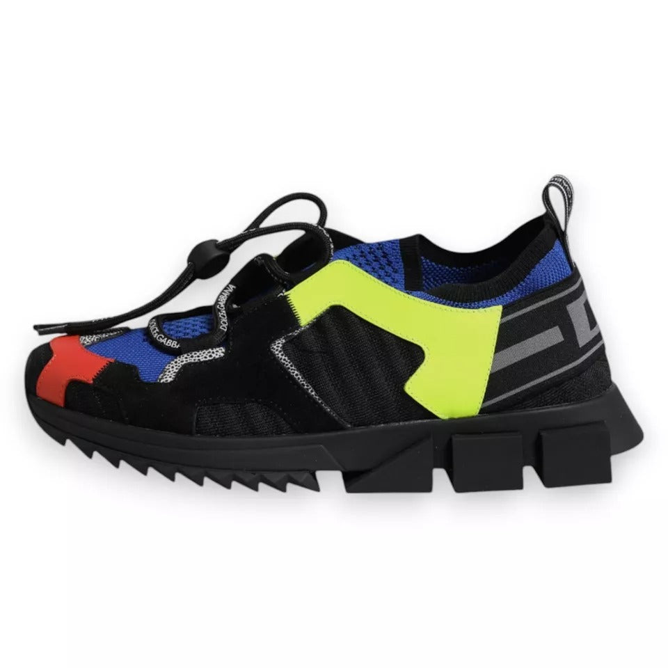Dolce &amp; Gabbana Mehrfarbige Mesh-Sorrento-Trekking-Sneakers