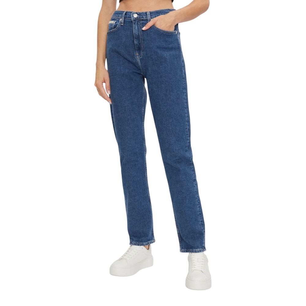 Calvin Klein Jeans – Blaue Slim-Fit-Jeans aus Baumwolle