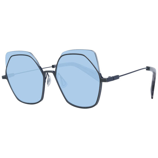 Yohji Yamamoto Graue Damen-Sonnenbrille