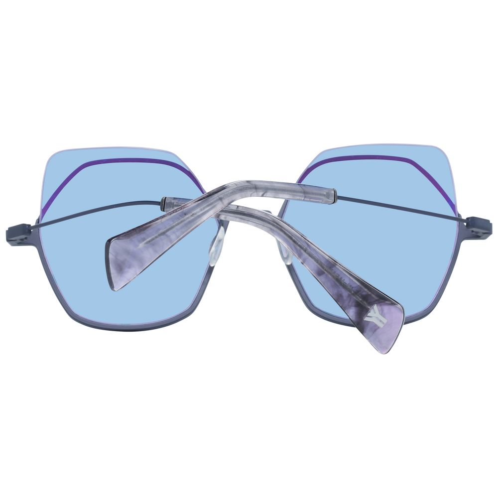 Yohji Yamamoto Graue Damen-Sonnenbrille