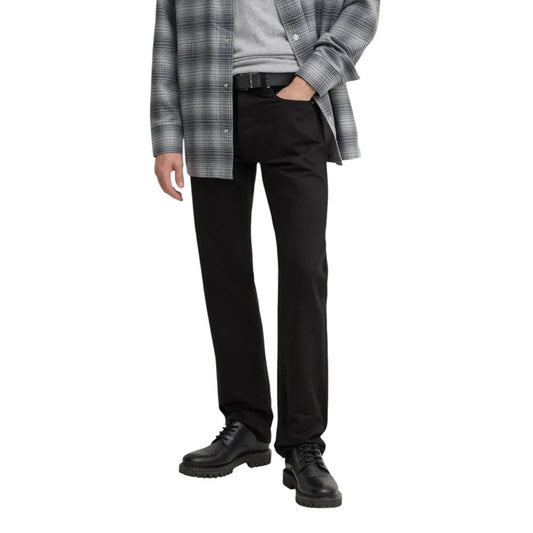 Calvin Klein Jeans – Locker geschnittene Jeans aus schwarzer Baumwolle