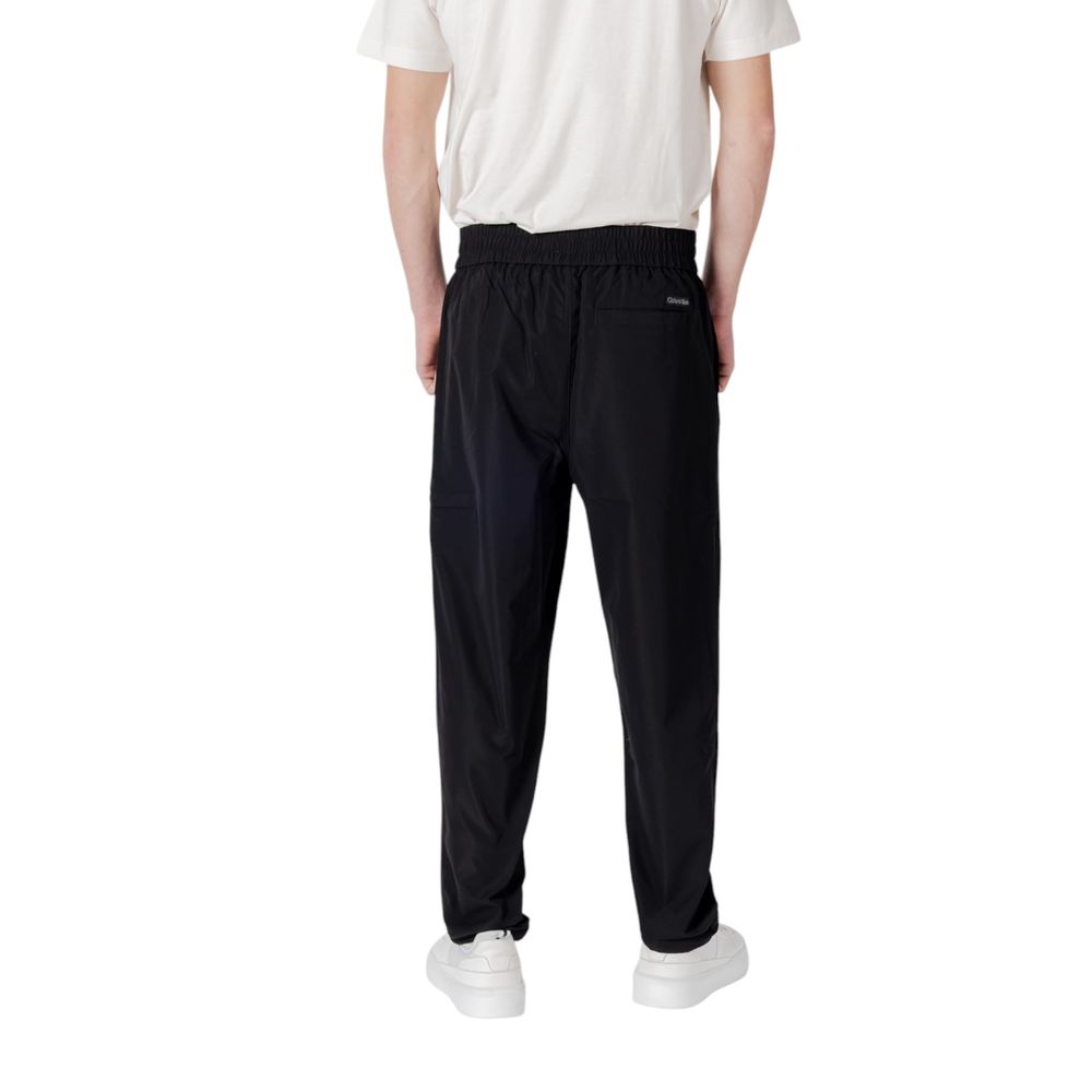 Calvin Klein Jeans – Schwarze Polyesterhose