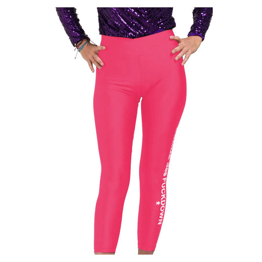 Comme Des Fuckdown Rosa Nylon-Jeans und -Hose