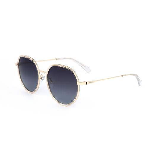 Polaroid – Sonnenbrille aus goldenem Edelstahl