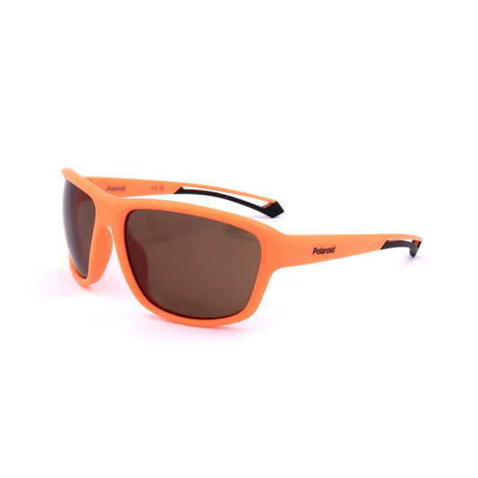 Polaroid Sonnenbrille aus orangefarbenem Harz