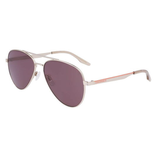 Converse Sonnenbrille aus goldenem Metall