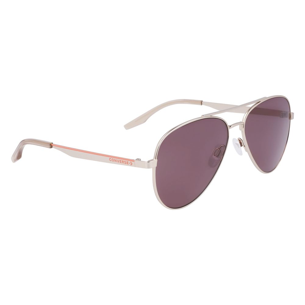 Converse Sonnenbrille aus goldenem Metall