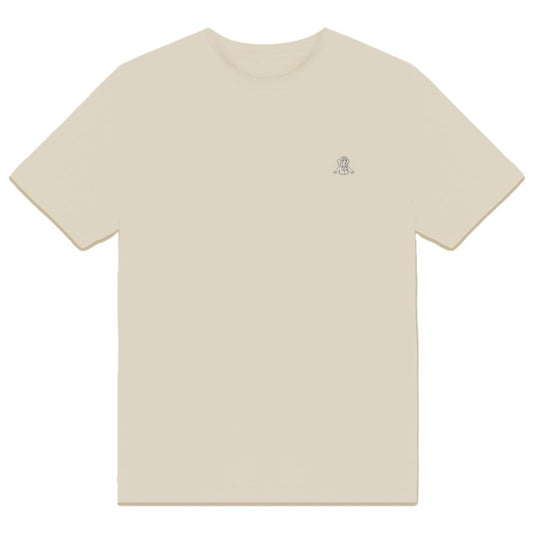 Beiges Baumwoll-T-Shirt von Refrigiwear