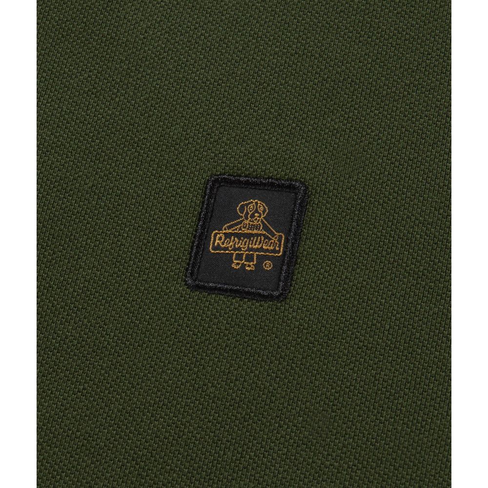 Grünes Poloshirt aus Baumwolle von Refrigiwear