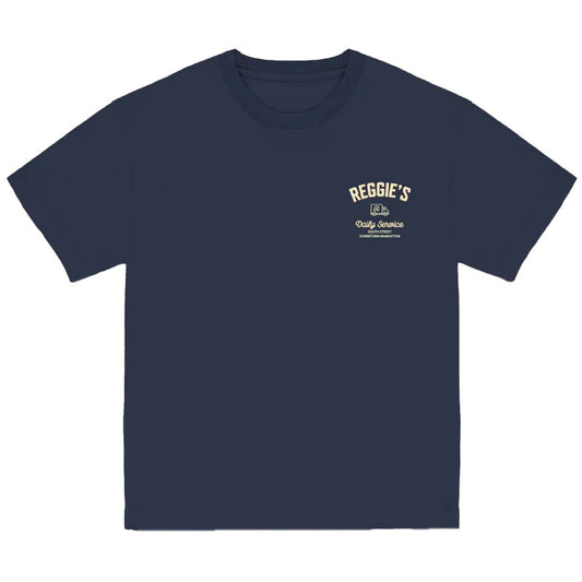 Blaues Baumwoll-T-Shirt von Refrigiwear