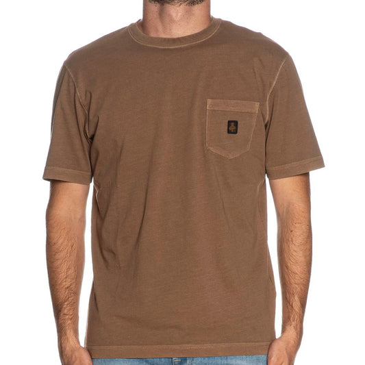 Refrigiwear – Braunes Baumwoll-T-Shirt