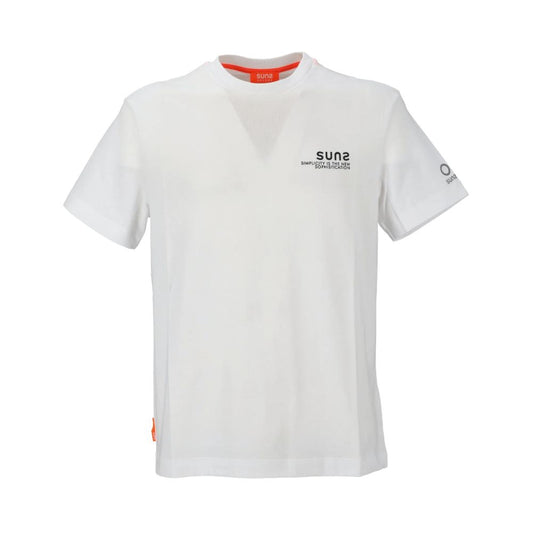 Weißes Baumwoll-T-Shirt von Suns