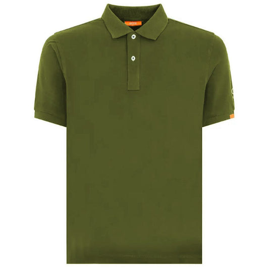 Suns Grünes Poloshirt aus Baumwolle
