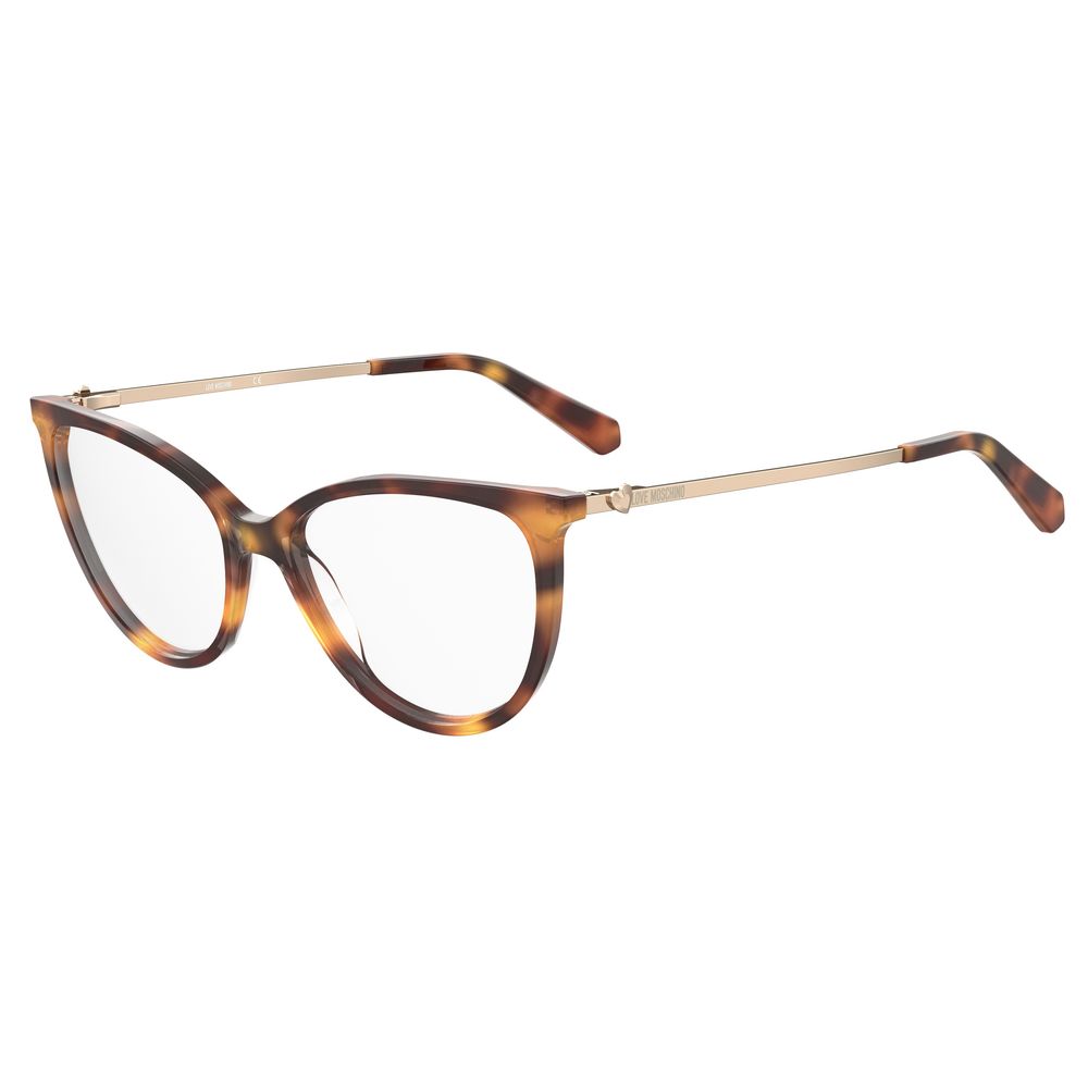 Love Moschino – Braune Acetat-Brille