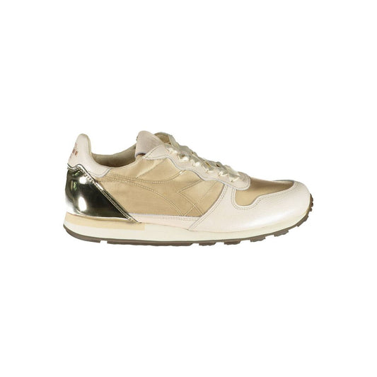 Diadora Damen-Sneaker aus beigem Leder