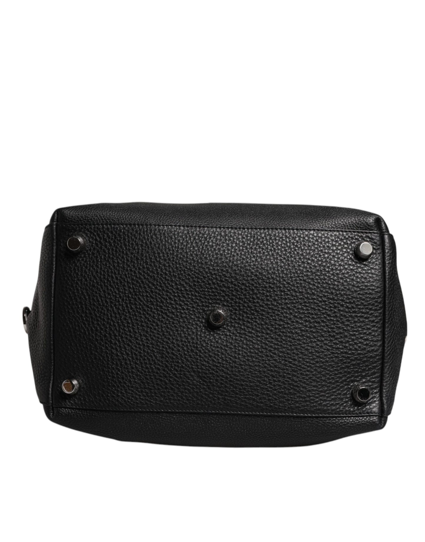 Dolce &amp; Gabbana – Reisetasche aus schwarzem Kalbsleder