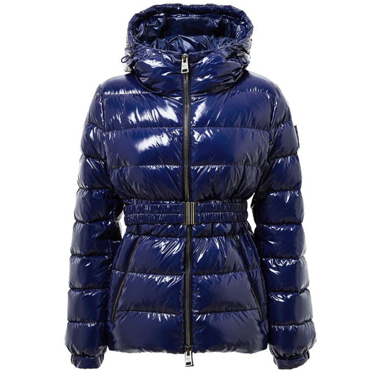 Herno Blue Polyamide Coat
