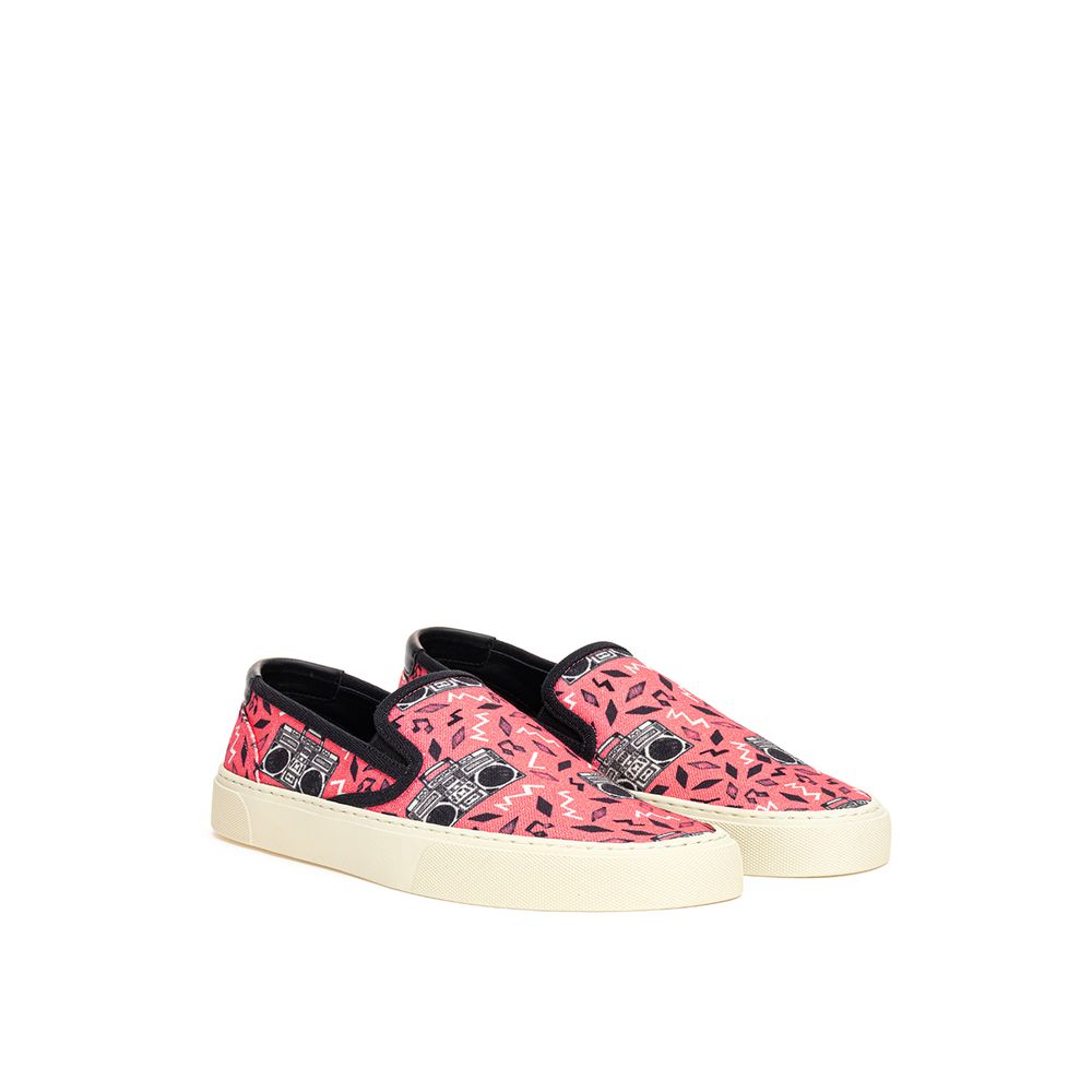 Saint Laurent – ​​Rosa Baumwoll-Sneaker